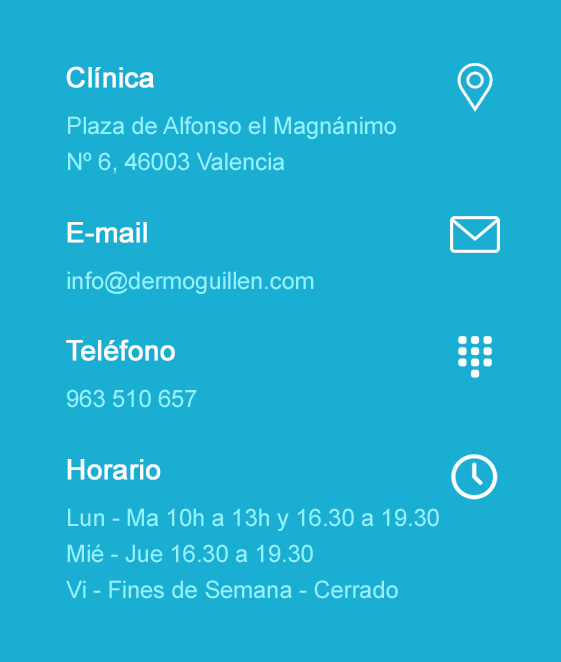 información de contacto de nuestra clínica